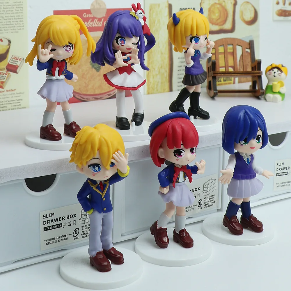 kf Sa93adb06d0264cf5bca59322fe3a47e3W 6pcs Lcfun Taito Coreful Figurines Hoshino Ai Oshi No Ko Action Figure Anime Figurine Colletion Model - Oshi No Ko Merch